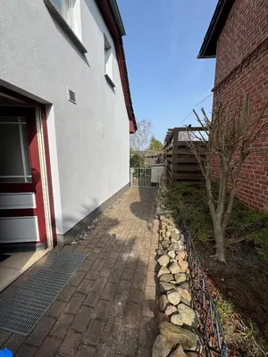 Das Gebäude in dem sich die Ferienwohnung befindet
