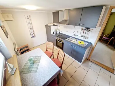 Küche/Küchenzeile in der Unterkunft Apartment FeWo3 by Interhome