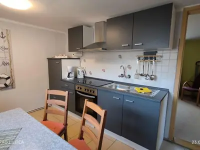 Küche/Küchenzeile in der Unterkunft Apartment FeWo3 by Interhome