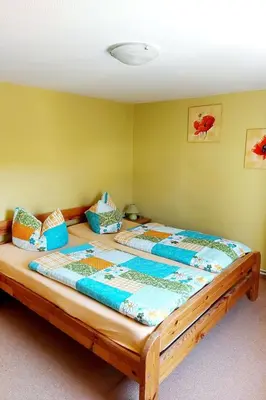 Ein Bett oder Betten in einem Zimmer der Unterkunft Apartment FeWo3 by Interhome