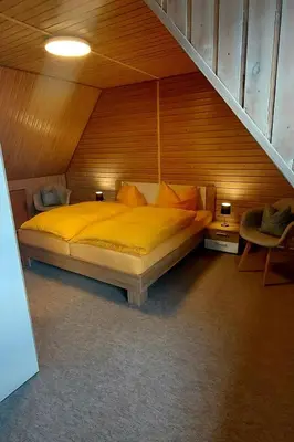 Ein Bett oder Betten in einem Zimmer der Unterkunft Apartment Fewo1 by Interhome