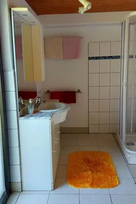 Ein Badezimmer in der Unterkunft Apartment FeWo2 by Interhome