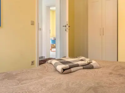 Ein Bett oder Betten in einem Zimmer der Unterkunft Morgensonne - Urlaub unter´m Gründach