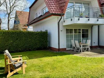 Ein Garten an der Unterkunft Ferienwohnung Thiele