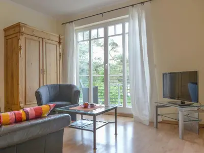TV/Unterhaltungsangebot in der Unterkunft Burg Roland Wohnung 03