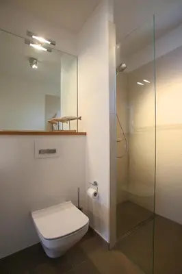 Ein Badezimmer in der Unterkunft 
