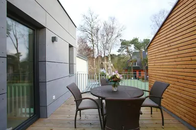 Ein Balkon oder eine Terrasse in der Unterkunft 