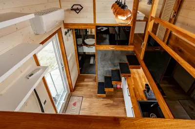 Grundriss der Unterkunft Tiny House - Rolling Tiny - Wanderfalke