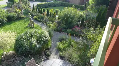 Ein Garten an der Unterkunft Jagdhaus 1 EG
