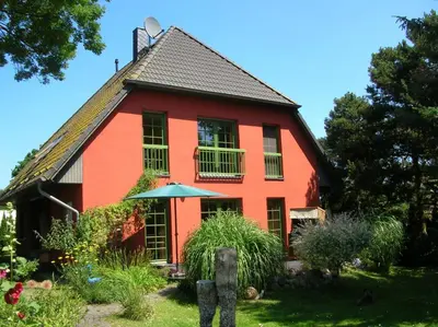 Ein Garten an der Unterkunft Jagdhaus 2 OG