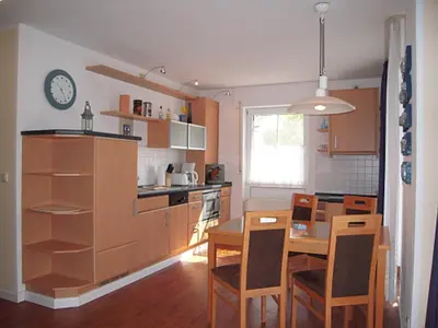 Küche/Küchenzeile in der Unterkunft Haus Seeblick 6