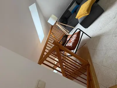 Ein Sitzbereich in der Unterkunft Haus Seeblick 7