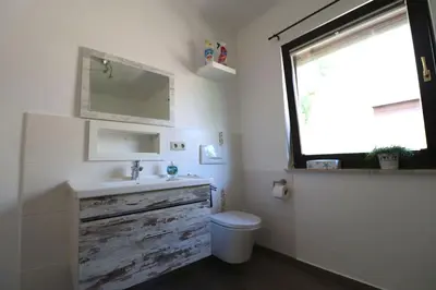 Ein Badezimmer in der Unterkunft Applers Fewo
