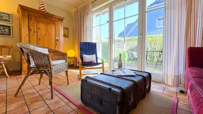 Ein Bett oder Betten in einem Zimmer der Unterkunft Tandem Felix - Ferienhaus in Zingst für bis zu 6 Personen