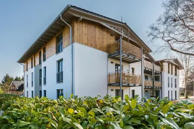 Das Gebäude in dem sich die Ferienwohnung befindet