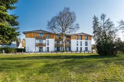 Das Gebäude in dem sich die Ferienwohnung befindet