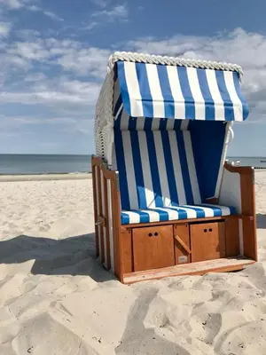 Ein Strand an oder in der Nähe des Ferienhauses