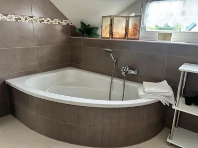 Ein Badezimmer in der Unterkunft Birkenstraße 5d Villa Mar Baltico