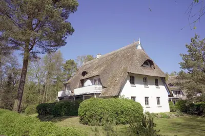 Das Gebäude in dem sich die Ferienwohnung befindet