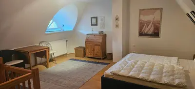 Ein Bett oder Betten in einem Zimmer der Unterkunft Achtern Diek 12b - Wohnung 6