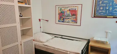 Ein Bett oder Betten in einem Zimmer der Unterkunft Achtern Diek 12b - Wohnung 6