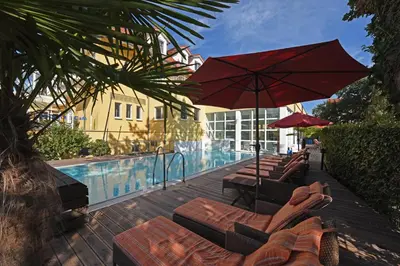 Der Swimmingpool an oder in der Nähe von Hotel Meerlust