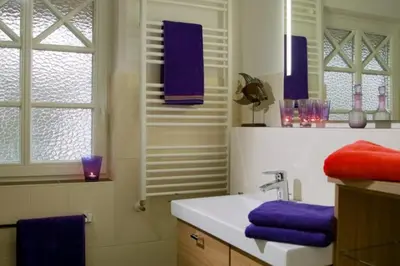 Ein Badezimmer in der Unterkunft Piratenhus
