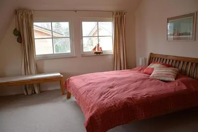 Ein Bett oder Betten in einem Zimmer der Unterkunft Hagens Hus