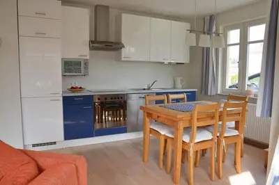 Küche/Küchenzeile in der Unterkunft Hagens Hus