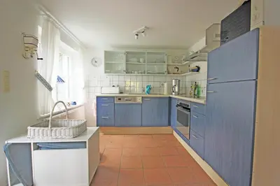 Küche/Küchenzeile in der Unterkunft Landhaus Darss