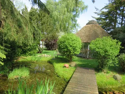 Ein Garten an der Unterkunft Landhaus Darss