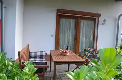 Ein Garten an der Unterkunft Ferienwohnanlage Jan