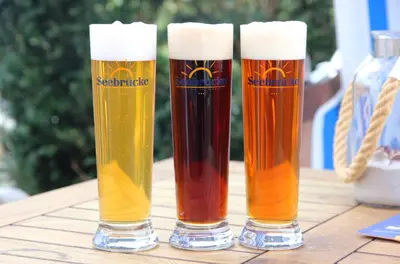 Getränke in der Unterkunft Hotel & Restaurant Seebrücke