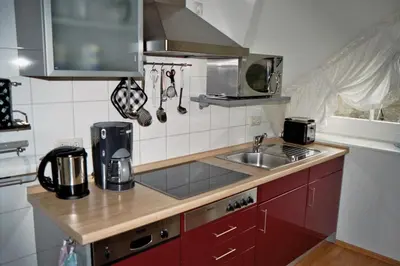Küche/Küchenzeile in der Unterkunft Ferienhaus Mine Sehnsucht