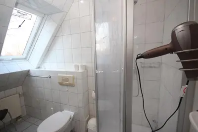 Ein Badezimmer in der Unterkunft Ferienwohnungen Thorsten Fründt