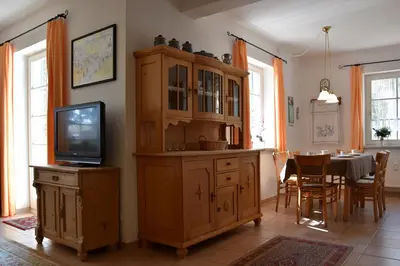 TV/Unterhaltungsangebot in der Unterkunft Ferienwohnungen am Bernsteinweg