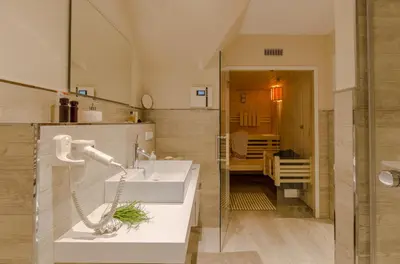 Ein Badezimmer in der Unterkunft Grosse Kirr
