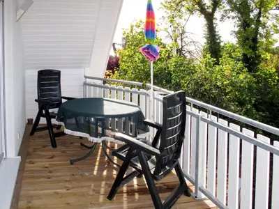 Ein Balkon oder eine Terrasse in der Unterkunft Apartment Scholz by Interhome