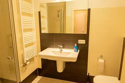 Ein Badezimmer in der Unterkunft Ferienwohnung Meeresrauschen