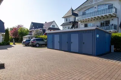 Das Gebäude in dem sich die Ferienwohnung befindet