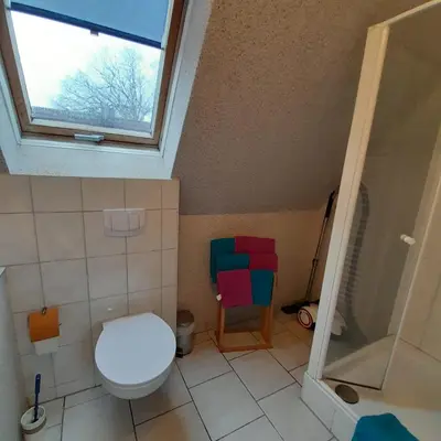 Ein Badezimmer in der Unterkunft Ferienwohnung Greschke