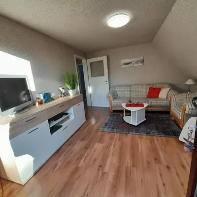 Küche/Küchenzeile in der Unterkunft Ferienwohnung Greschke