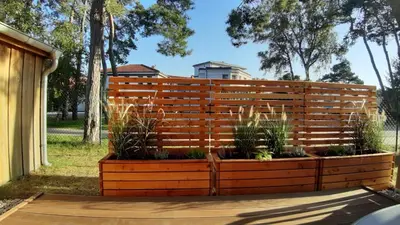 Ein Garten an der Unterkunft Wohnung Bernstein - Nr. 4