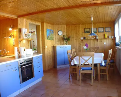Küche/Küchenzeile in der Unterkunft Ferienhaus Helene