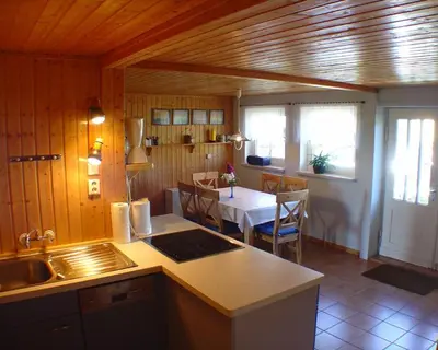 Küche/Küchenzeile in der Unterkunft Ferienhaus Helene