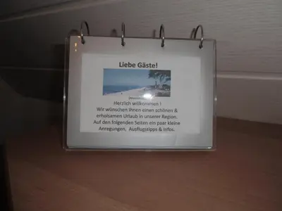 Ein Zertifikat, Auszeichnung, Logo oder anderes Dokument, das in der Unterkunft Tor zum Darss ausgestellt ist
