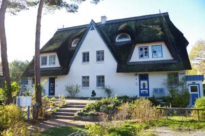 Das Gebäude in dem sich die Ferienwohnung befindet