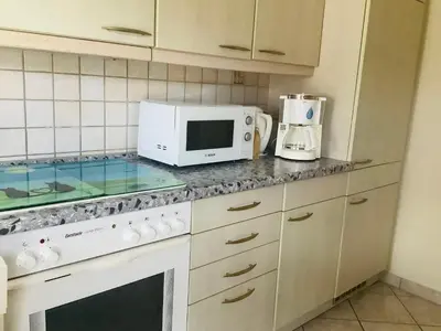 Küche/Küchenzeile in der Unterkunft Haus Rose