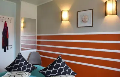 Ein Bett oder Betten in einem Zimmer der Unterkunft Wohlfühl-Apartments in Zingst