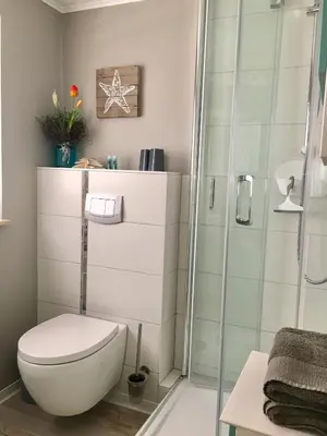 Ein Badezimmer in der Unterkunft Wohlfühl-Apartments in Zingst